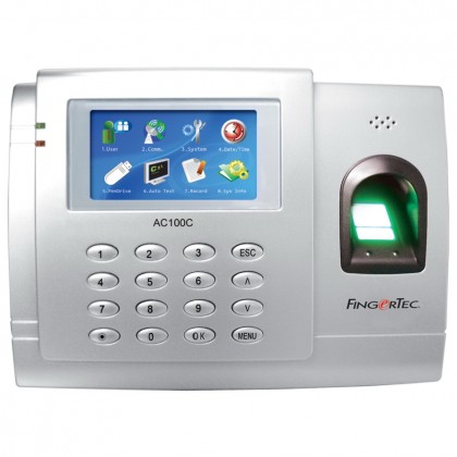 FingerTec AC100C Color Fingerprint Time Attendance System